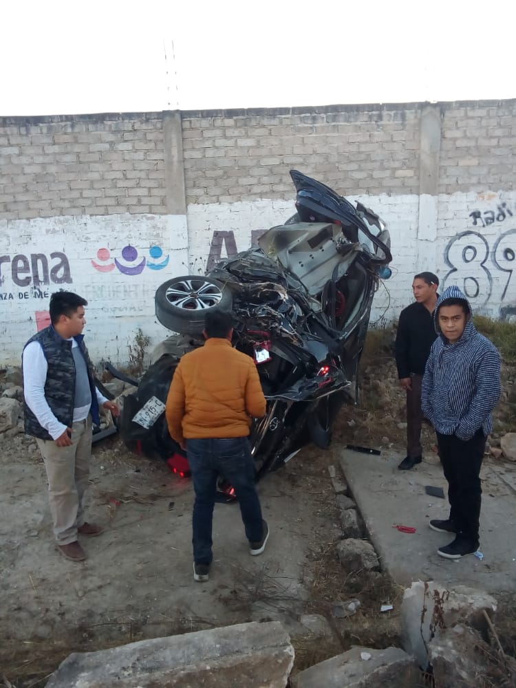 Tres heridos en accidente en San Cristóbal de Las Casas - Sin Fuero