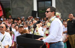 Titular de la SSP asiste a presentación de la FRIP en Motozintla, encabezado por el gobernador Eduardo Ramírez.