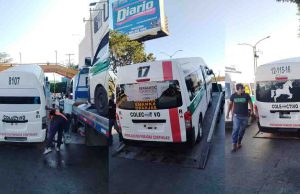 Al corralón, 14 colectivos