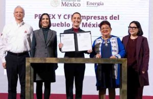 Sheinbaum firma decreto de leyes secundarias en materia energética