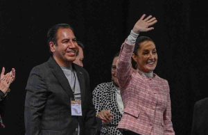 Eduardo Ramírez asiste al Encuentro Nacional Municipal, encabezado por la presidenta Claudia Sheinbaum