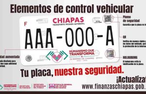 En Chiapas, no se pagará doble refrendo y se garantiza el libre tránsito