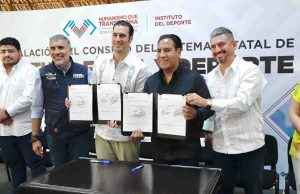 Titular de Instituto del Deporte firma instalación del Consejo del Sistema Estatal de Cultura Física y Deporte