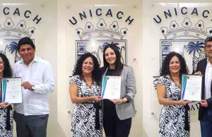 Integra rectora de UNICACH equipo de trabajo