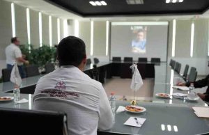 Secretario de Seguridad del Pueblo encabeza reunión con Embajada de Estados Unidos