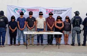 Detienen a siete en Villaflores