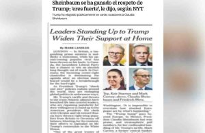 Define Trump a Sheinbaum como una mujer «ruda», según NYT