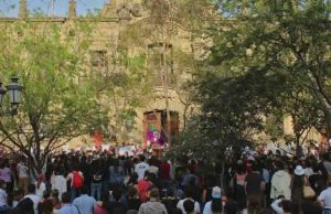 Manifestaciones exigen justicia por los hallazgos en el rancho Izaguirre