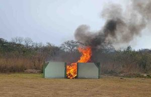 FGR INCINERA MÁS DE 121 KILOS DE NARCÓTICO EN CHIAPAS