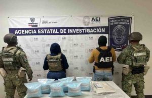 Incauta FGE de Chihuahua 16 kilos de pastillas de fentanilo tras persecución