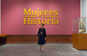 Presidenta Sheinbaum inaugura sala pública Mujeres en la Historia en Palacio Nacional