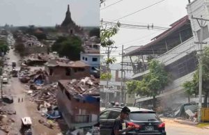 Las muertes por el terremoto en Birmania se elevan a mil 700; OMS envía suministros