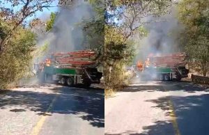 Reportan narcobloqueos en Costa sur de Jalisco; incendian camiones en límites de Autlán y otros municipios