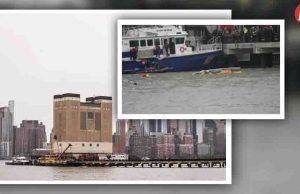 Helicóptero se desploma en el río Hudson de Nueva York; mueren 6 personas